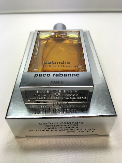 Paco Rabanne Calander extrait 15 ml. Vintage rare perfume - 