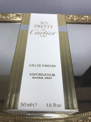So Pretty Cartier edp 50 ml. Rare, vintage first edition original