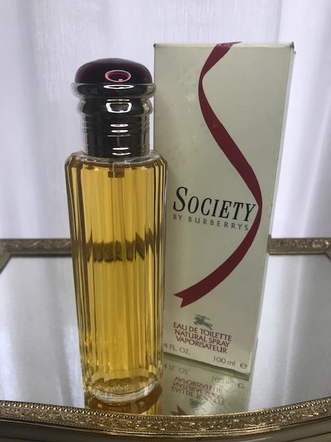 Society Burberry’s eau de parfum 100 ml. Rare, vintage années 1990