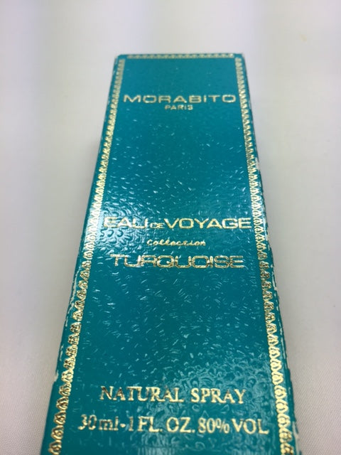 Morabito Eau de voyage collection Turquoise 30 ml. Rare 