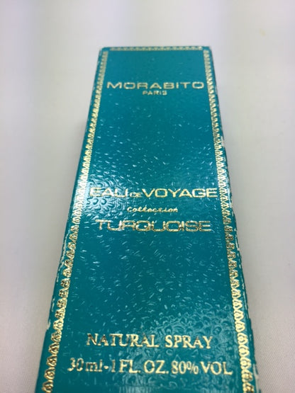 Morabito Eau de voyage collection Turquoise 30 ml. Rare 