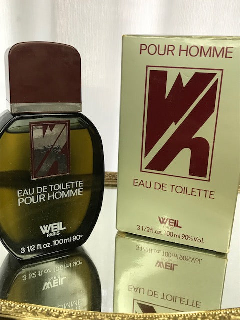 Weil Pour Homme 1980 edt 100 ml. Rare vintage original.