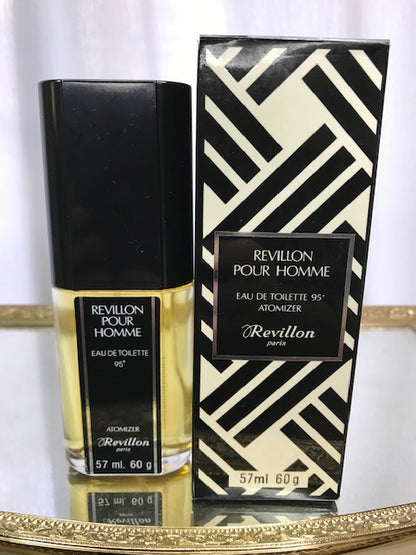 Revillon Pour Homme edt 60 g (57 ml). Rare première édition originale 1977. Superbe état