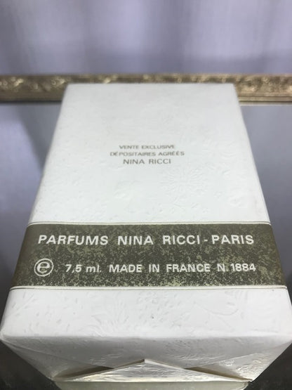 Nina (1987) Nina Ricci pure parfum 7,5 ml. Rare, original 1987 edition. Sealed