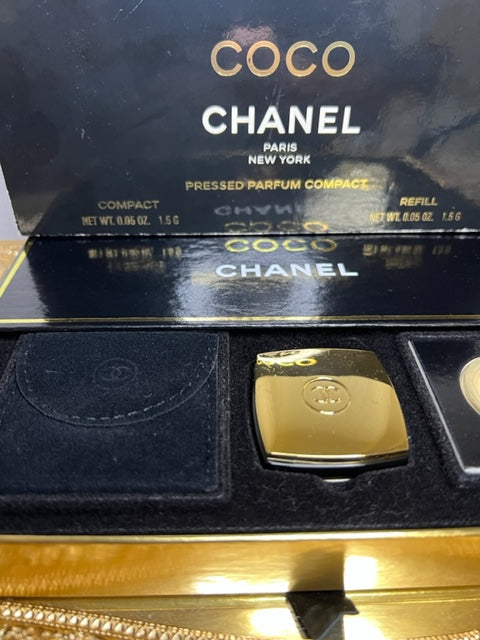 Coco parfum Chanel pressed parfum concentree. Sealed 1984 original edition.