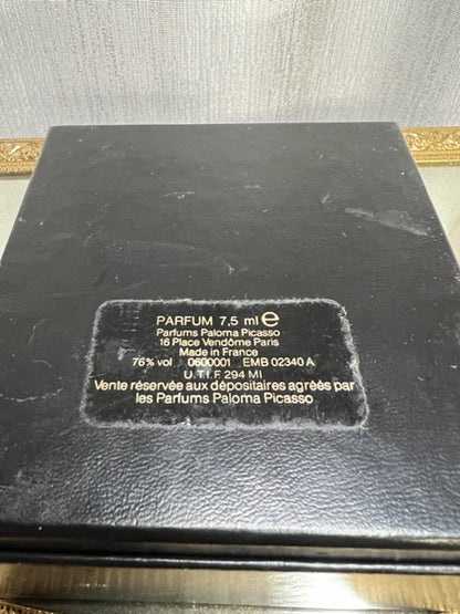 Paloma Picasso Pure parfum 7,5 ml. Vintage original 1984. flacon scellé