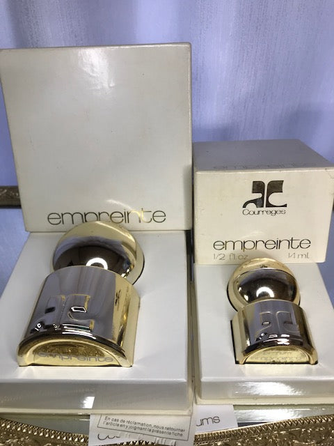 Courrèges Empreinte pur parfum 60 ml. Extrêmement rare, original 1970. Superbe état.
