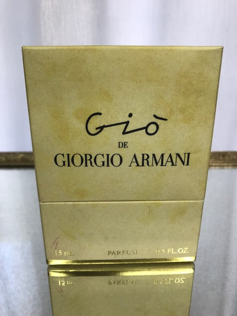 Gio de Giorgio Armani pure parfum 15 ml. Rare original 1991. Superb!