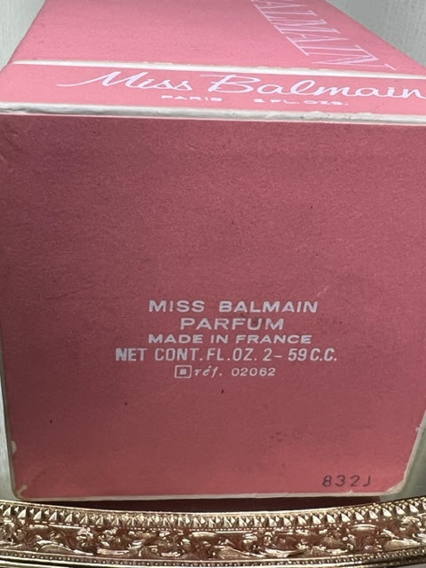 Miss Balmain Balmain pure parfum 59 ml. Rare, vintage 1980. Sealed