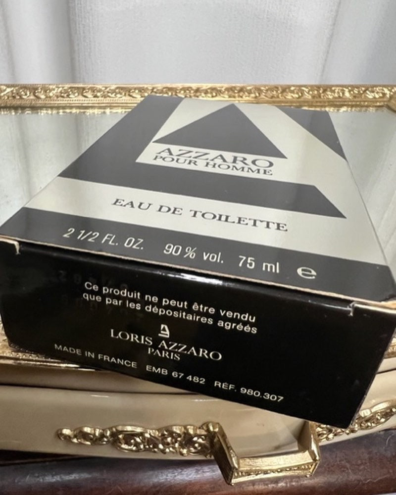 Azzaro Pour Homme edt 75 ml. Vintage 1980s. Sealed