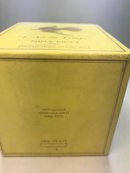 L’Air du Temps Nina Ricci pur parfum 15 ml. Rare, vintage. Scellé.