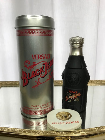 Black Jeans Versace Edt 75 ml. Millésime original 1997. Flacon scellé