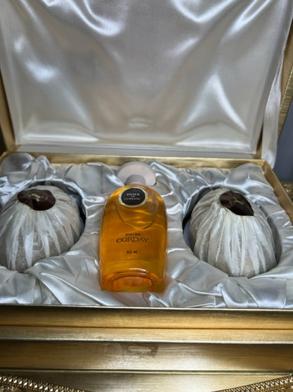 Coffret parfum Fame Corday : edp 60 ml et savon parfumé (2x100 g). Coffret cadeau en soie. Scellé. Le meilleur parfum légendaire !