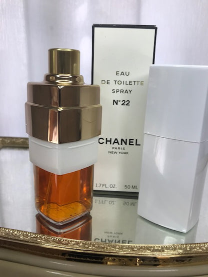 Chanel n° 22 edt 50 ml. Rare, vintage 1970.