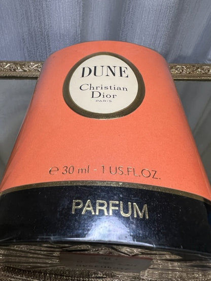 Dune Dior pur parfum 30 ml. Rare, vintage première édition 1991. Scellé