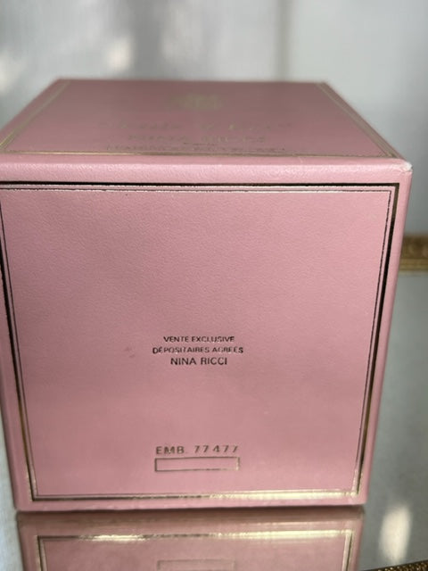 Fille d'Eve Nina Ricci pure parfum 30 ml. Vintage 1970s. Lalique crystal bottle.
