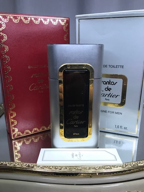 Santos de Cartier eau de toilette 50 ml. Raro, vintage, prima edizione. Sigillato/pieno.