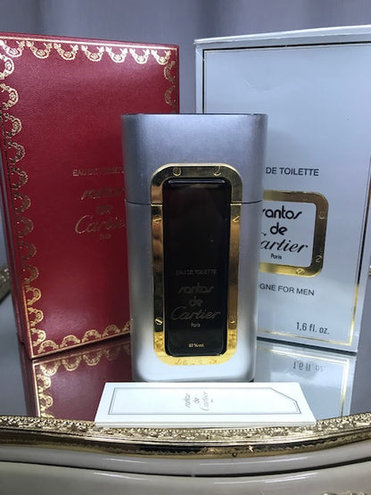 Santos de Cartier eau de toilette 50 ml. Raro, vintage, prima edizione. Sigillato/pieno.