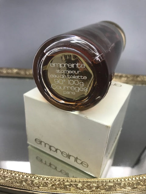 Empreinte Courreges edt 100 ml. Rare première édition. Boîte sans