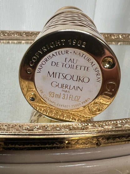 Mitsouko Guerlain edt 93 ml. Vintage, boîtier doré. Flacon scellé