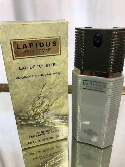 Ted Lapidus Pour Homme edt 50 ml. Rare, vintage 1987 edition.