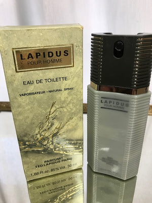 Ted Lapidus Pour Homme edt 50 ml. Rare, vintage 1987 edition.