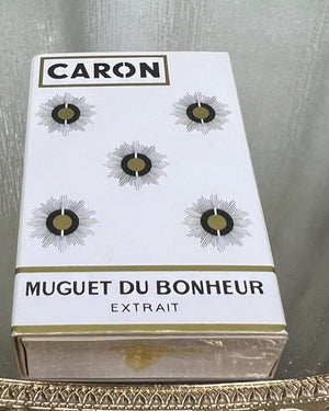 Caron Muguet du Bonheur extrait 7 ml. Vintage 1970 sealed bottle