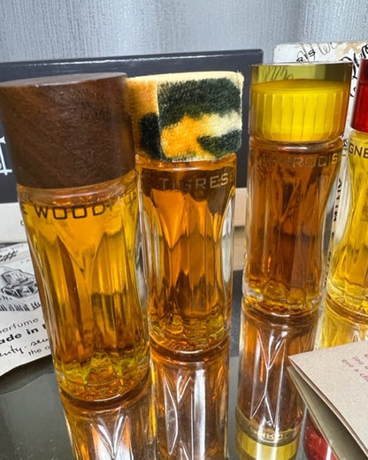 Faberge perfumes gift set. 4 parfums rare vintage 1970. Sealed bottle