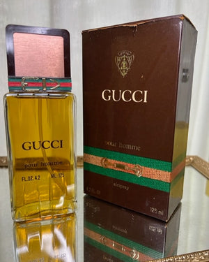 Gucci Pour Homme edt 125 ml. Rare, vintage original 1976. Sealed bottle