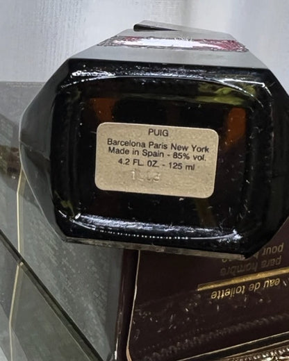 Antonio Puig Quorum edt 125 ml. Vintage 1986. Flacon scellé
