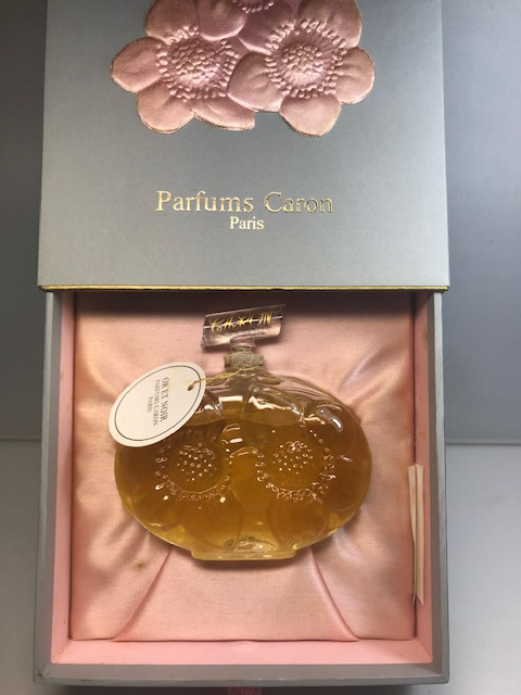 Or et Noir Caron pure parfum 90 ml. Rare, vintage. Sealed. Original, baccarat, certificate.