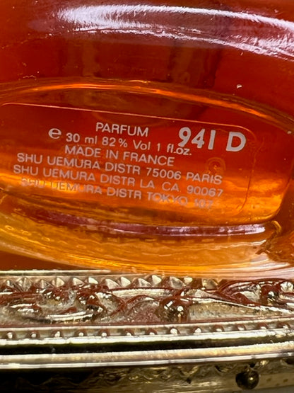 Shu Uemura Shu Uemura parfum pur 30 ml. Vintage 1989. Sans boîte. Flacon scellé. Superbe état