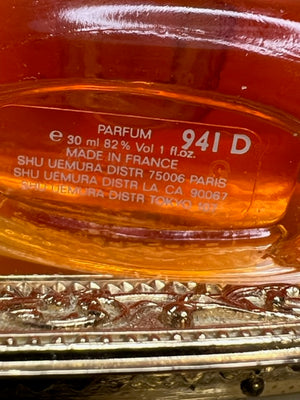 Shu Uemura Shu Uemura pure parfum 30 ml. Vintage 1989. Box without. Bottle sealed. Superb condition