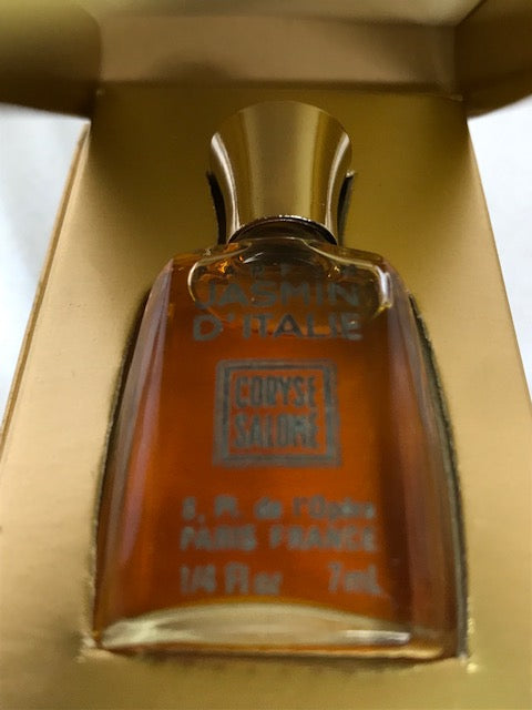Jasmin D’Italie Coryse Salomé pur parfum 7 ml. Rare, vintage original années 1970.