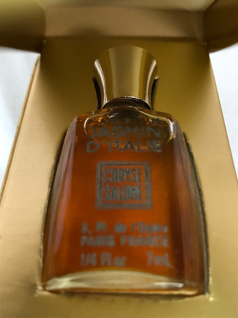 Jasmin D’Italie Coryse Salomé pure parfum 7 ml. Rare, vintage original 1970s.