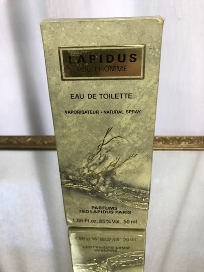 Ted Lapidus Pour Homme edt 50 ml. Rare, vintage 1987 edition.