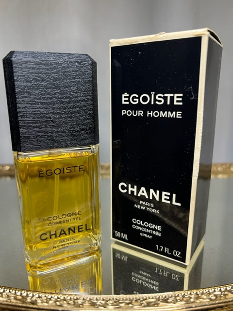 Egoiste Chanel cologne concentree 50 ml. Vintage 1990. Box without – My old  perfume