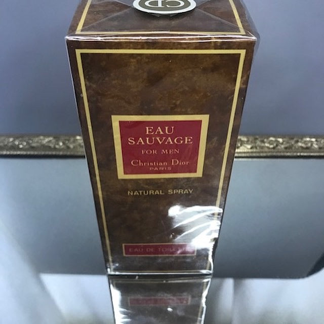 Eau Sauvage Pour Homme Dior edt 100 ml. Extreme rare edition 1970s. Sealed. Weight 298g!