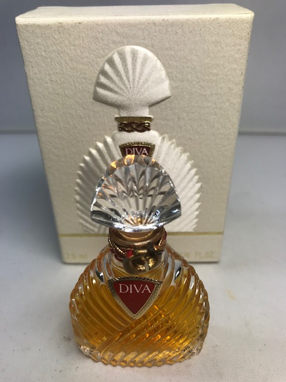 Diva Ungaro extrait de parfum 7,5 ml. Rare, vintage. Scellé