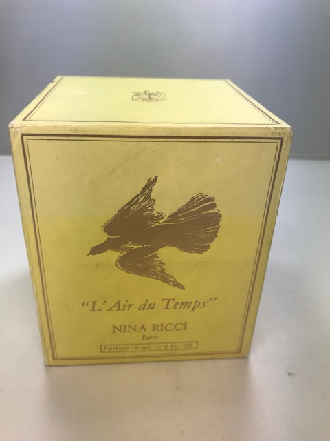L’Air du Temps Nina Ricci pur parfum 15 ml. Rare, vintage. Scellé.