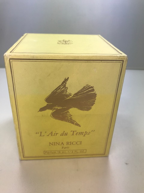 L’Air du Temps Nina Ricci pure parfum 15 ml. Rare, vintage. Sealed.