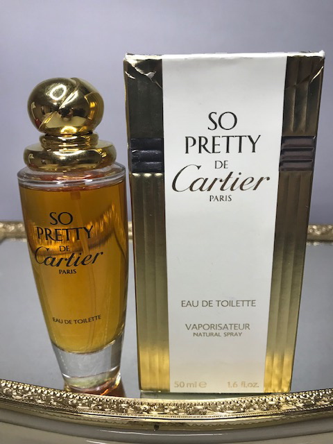 So Pretty Cartier edt 50 ml. Rare, vintage first edition original. Sealed