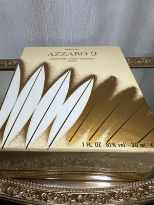Azzaro 9 Azzaro pure parfum 30 ml. Rare, vintage 1984 original. Crystal bottle.
