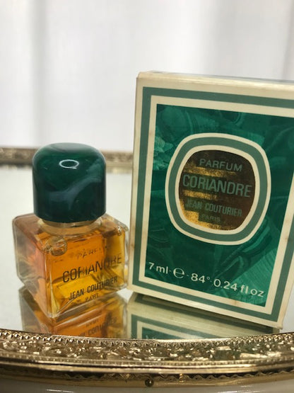 Coriandre Jean Couturier puro profumo 7 ml. Raro, originale 1974.