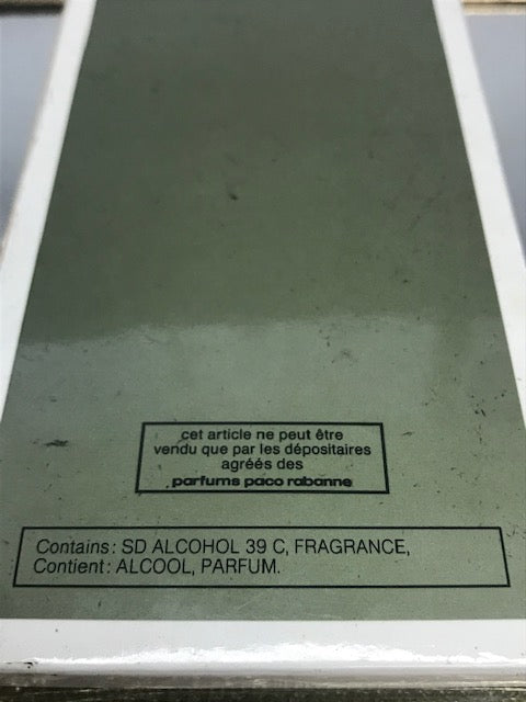 Paco Rabanne Pour Homme edt 100 ml. Rare première édition originale.