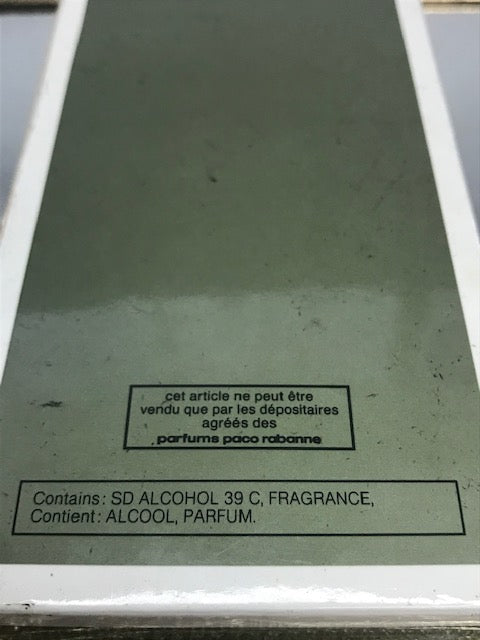 Paco Rabanne Pour Homme edt 100 ml. Rare original first edition.
