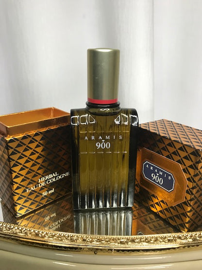 Aramis 900 herbal Eau de cologne 50 ml. Rare vintage original 1973 edition. Limited; gift box.