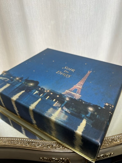 Soir de Paris Bourjois coffret parfum extrait 15 ml et edc 50 ml. Vintage années 50.