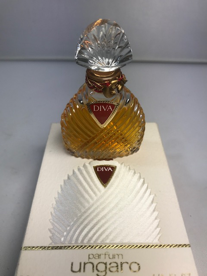 Diva Ungaro extrait de parfum 7,5 ml. Rare, vintage. Scellé