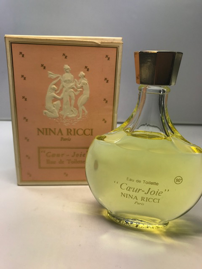 Coeur Joie Nina Ricci eau de toilette 100 ml. Rare vintage 